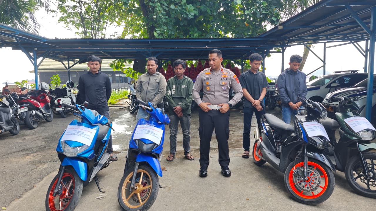 Balap Liar Kusuma Bangsa Dibongkar, Empat Motor Diamankan