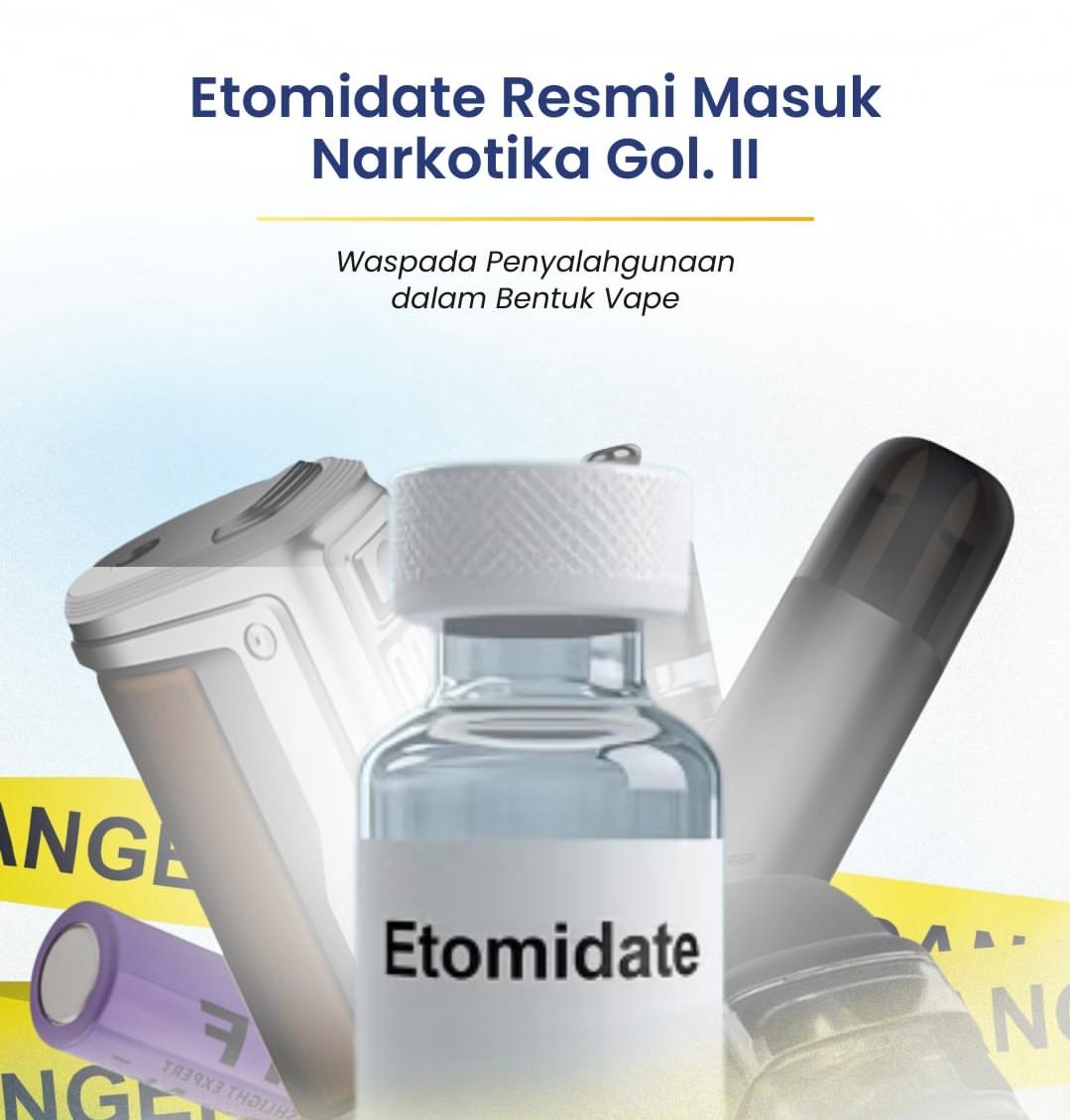 Polda Kaltim Waspadai Penyalahgunaan Etomidate Dalam Vape
